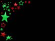Red and Green Star page background