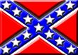 Embossed Confederate flag