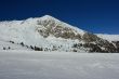 Winter mountain peak