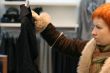 woman in Clothes shop