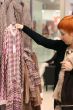 woman in Clothes shop