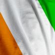 Ivoirian Flag Closeup