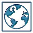 World Map Abstract Design