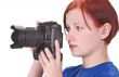 Teen girl photographer