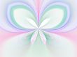 Pastel Wings Illusion Abstract Background