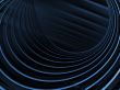 Curving Blue Bands Abstract Background