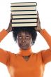 Woman with books