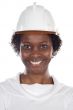 woman with helmet