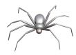 3d spider of their chromeplated metal