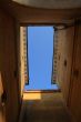 The sky between walls.