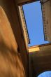 The sky between walls.