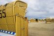 Beach wicker chair in Germany