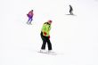 Three skiers