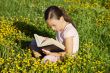 Reading a book