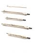 Set of compasses on white