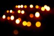 defocused candles