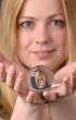 reflection of woman
