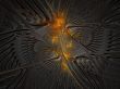 Gray Gold Blends Abstract Background