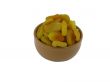 Dried apricots in dish