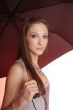 woman with umbrella