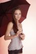 woman with umbrella