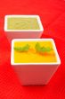 Carrots puree with parsley and spinach