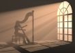 Harp player