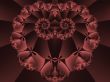 Layered Spiraling Heart Abstract Background