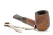 tobacco-pipe on white