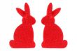 Two red rabbits