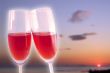 Celebration in the sunset