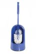 Blue toilet brush