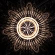 Threaded Circular Abstract Background