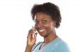 woman talking on the telephone