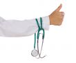 stethoscope in hand