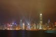 Light show in HK