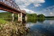 steel railroad bridge