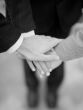 business hands stacked