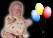 Baby and balloons
