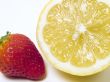 Lemon and strawberry