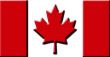 Embossed Canadian flag