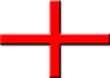Embossed English flag