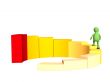 The 3d person - puppet, rising under the diagram