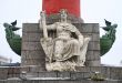 Rostral columns on the embankment