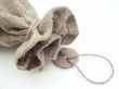 Sack with tag label