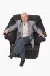 Senior in an armchair