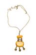 beads with amber on white