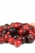 Cranberries on white