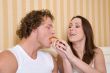 Giving him a bite
