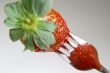 Strawberry on a fork